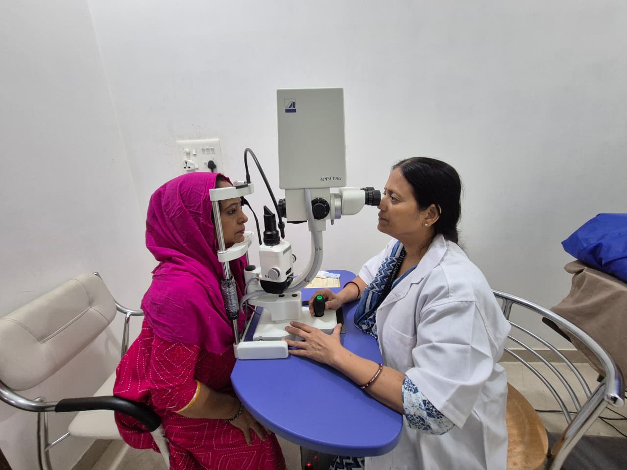 Clinic reception area